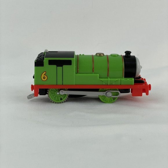 Thomas & Friends Trackmaster 2013 Percy Motorized Train Orange Mail Car Mattel - Picture 2 of 13